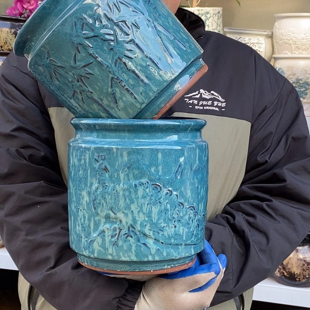 花盆紫砂口20高20福利处理