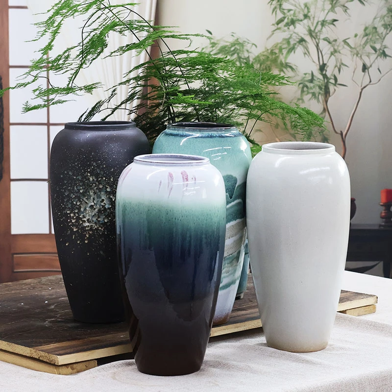 欧式大号老桩九尾狐专用盆直筒瘦高悬崖桩阳台落地装饰老桩高花盆