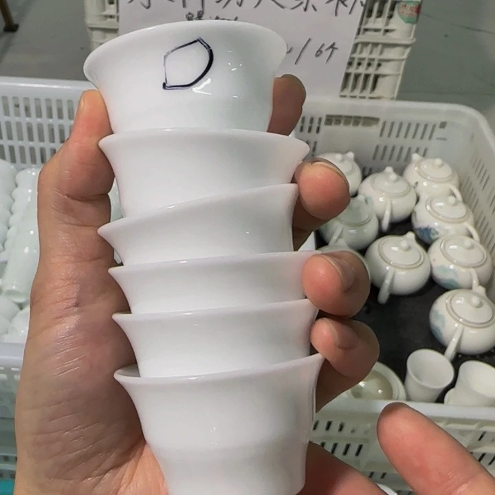 微瑕冰种竹节杯35毫升24个