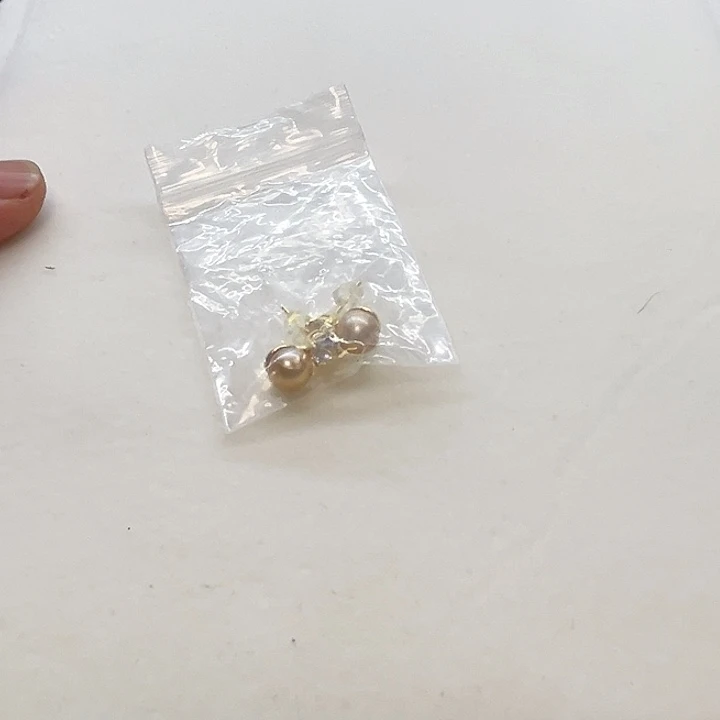 银S925镶嵌耳饰淡水珍珠
