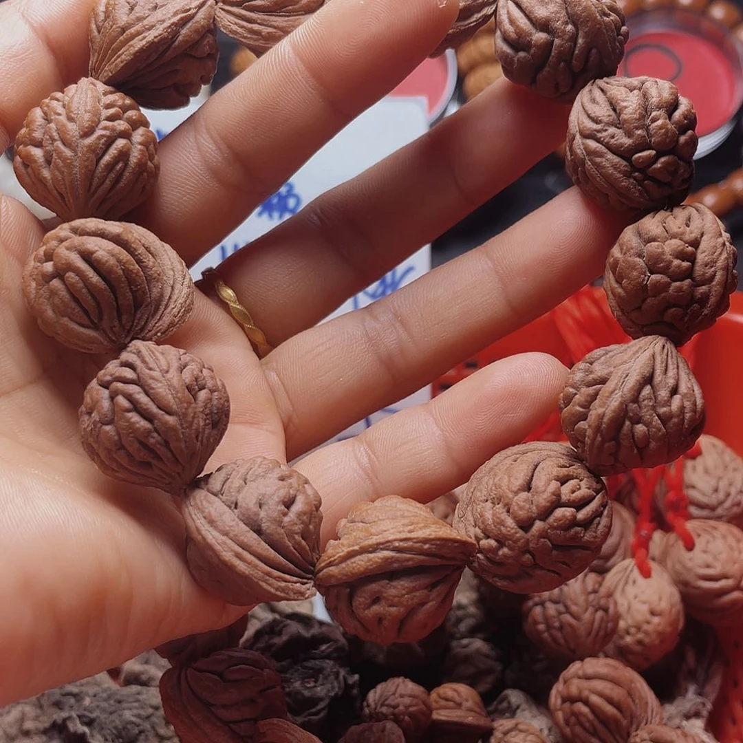 桃核手串山**音秦岭野生桃枭