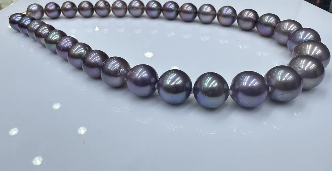 【老板娘特选专属】淡水星空紫珍珠全珠链 多样性发货