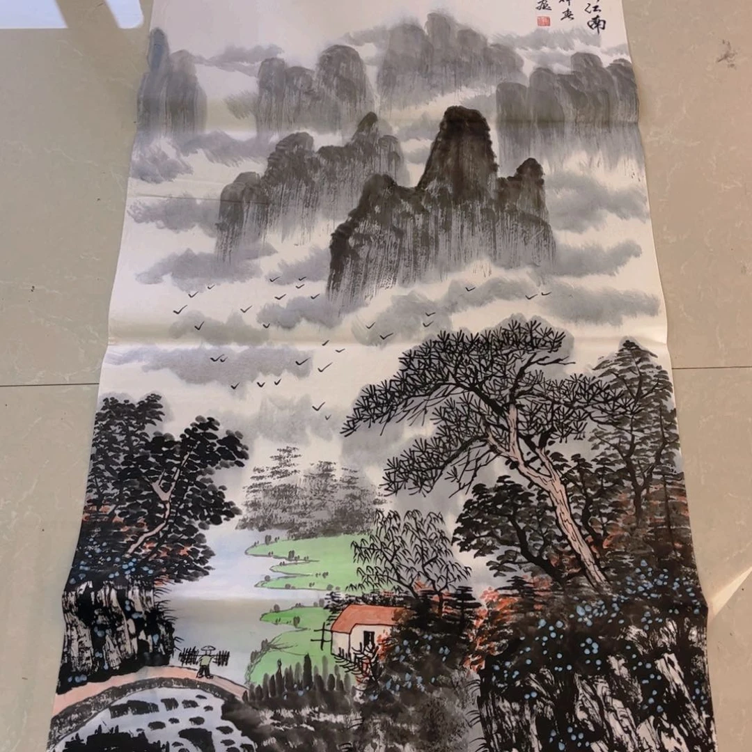 国画LH精品手绘单幅任发