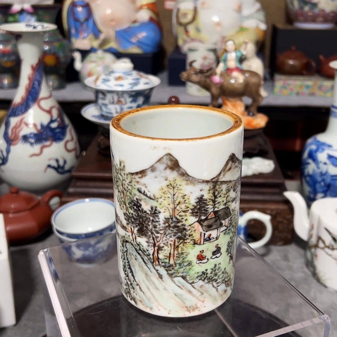 青花瓷器粉彩瓷器