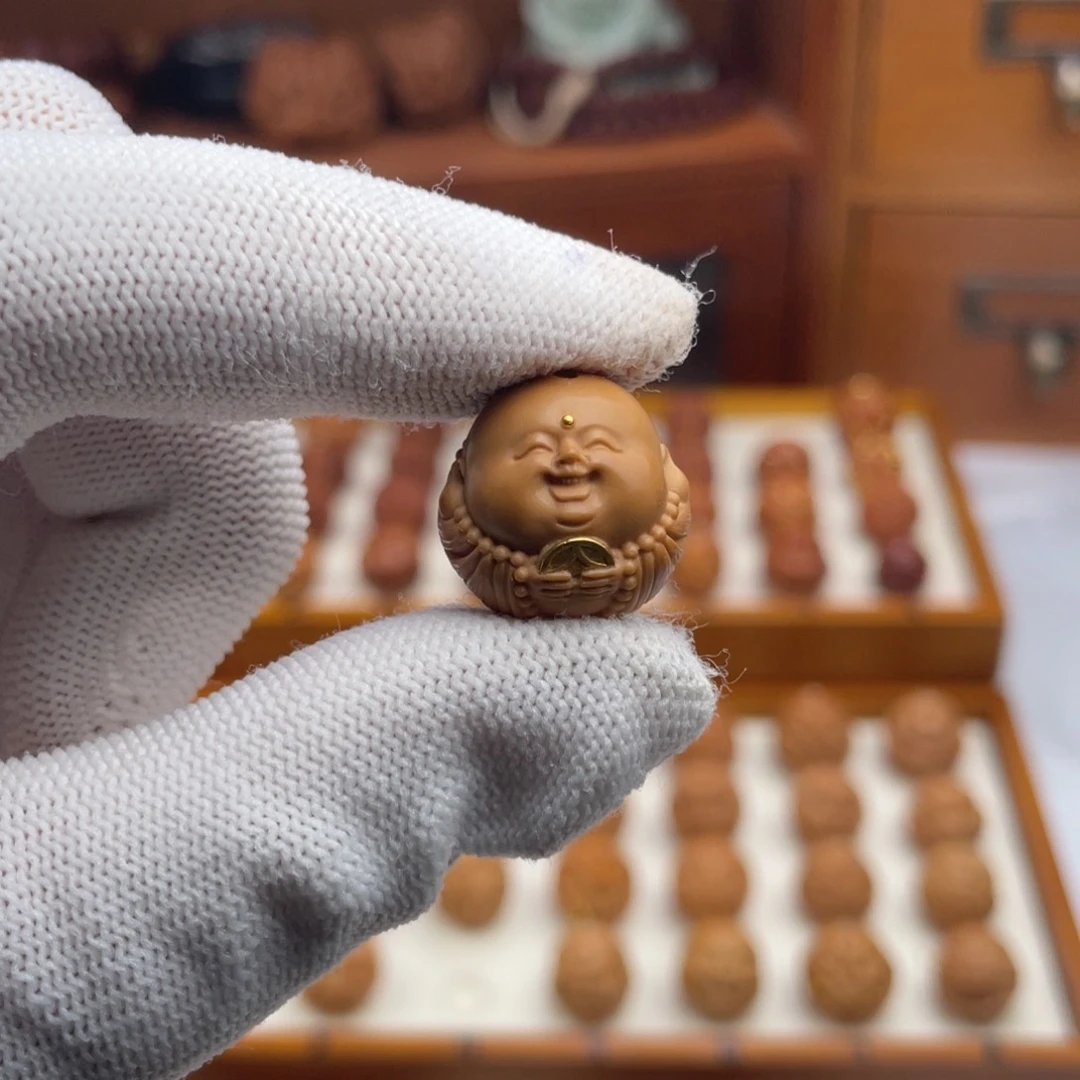 H****猴头核桃吊坠猴头核桃雕刻