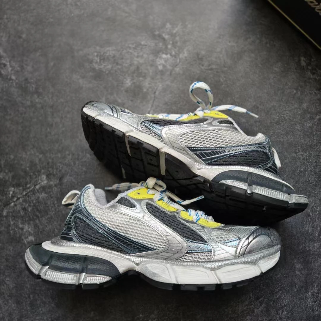 99新 Balenciaga/巴黎世家 3XL 灰蓝黄 40码 鞋