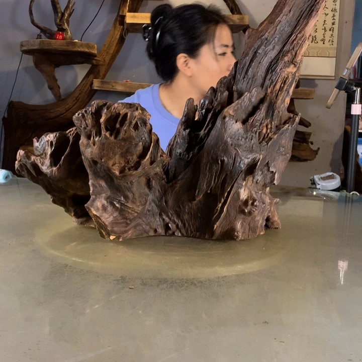 普***天然云南紫柚木会黄水