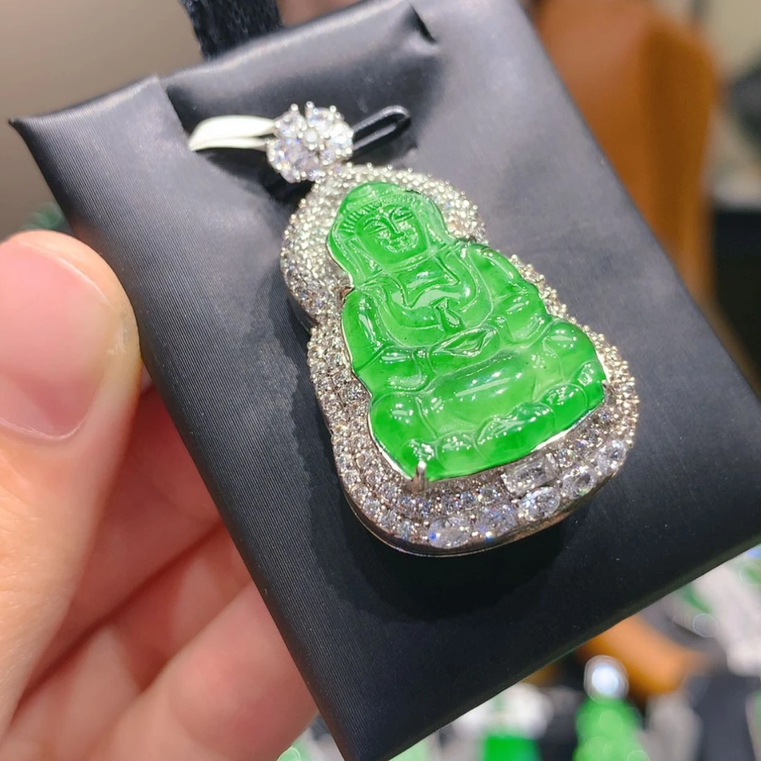 【闪购商品】翡翠未镶嵌颈饰3柒姐