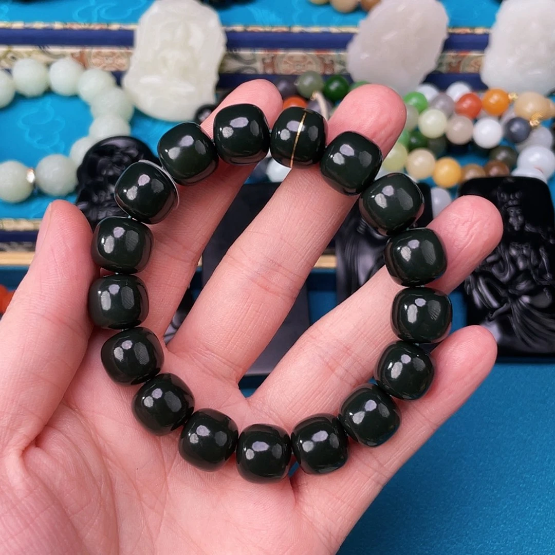 和田玉手链未镶嵌