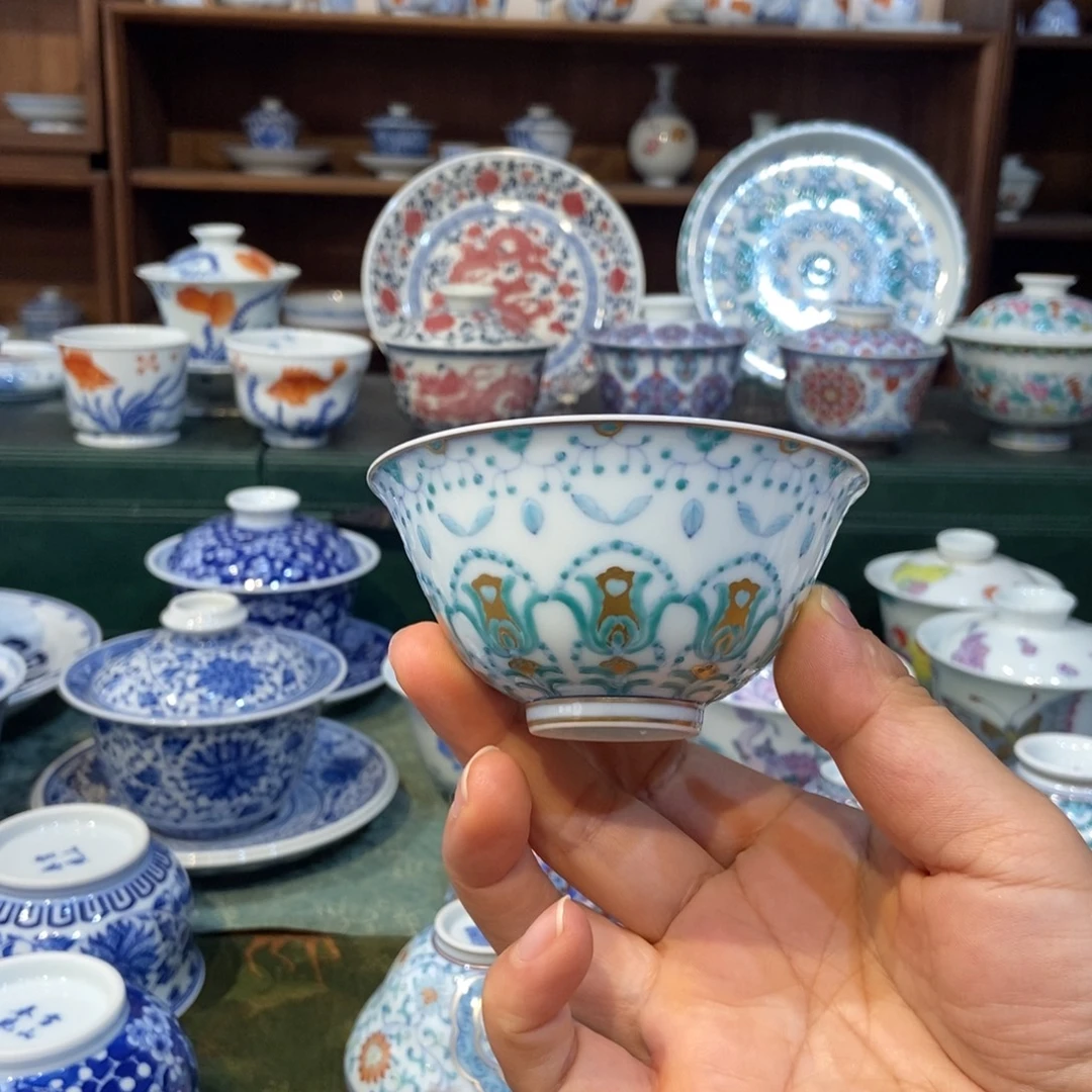 w冉月观隐翠玉明珠杯