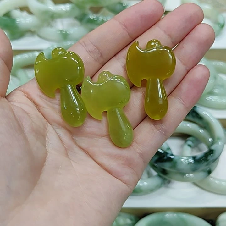 蛇纹石玉未镶嵌颈饰多样性拍一发一