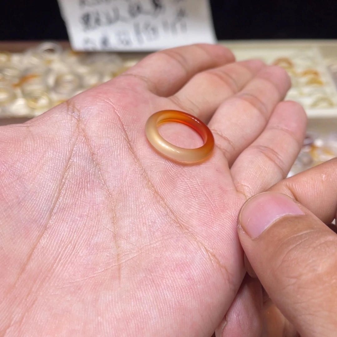 玛瑙/玉髓未镶嵌戒指22号港11