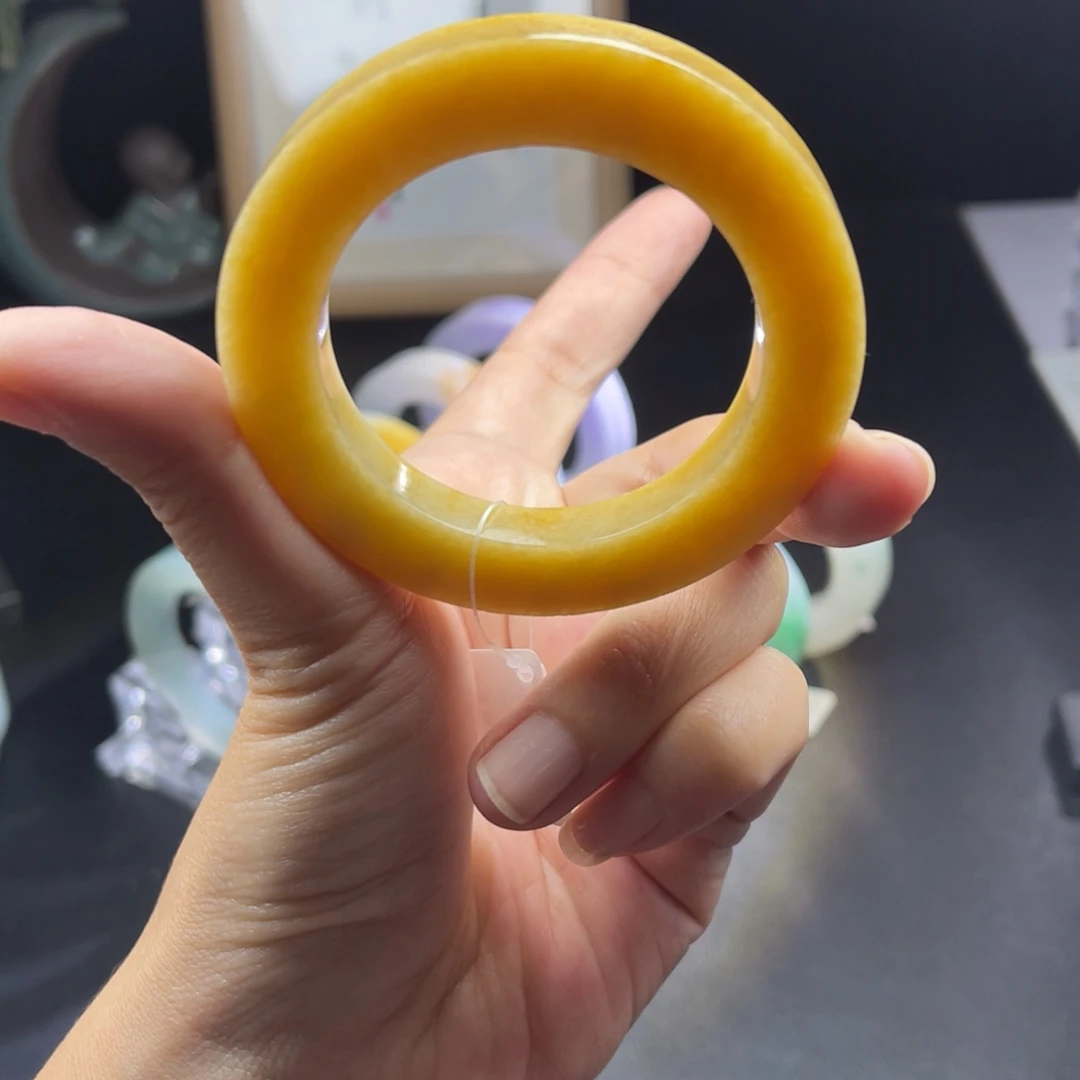 定制翡翠未镶嵌天然翡翠A货手镯