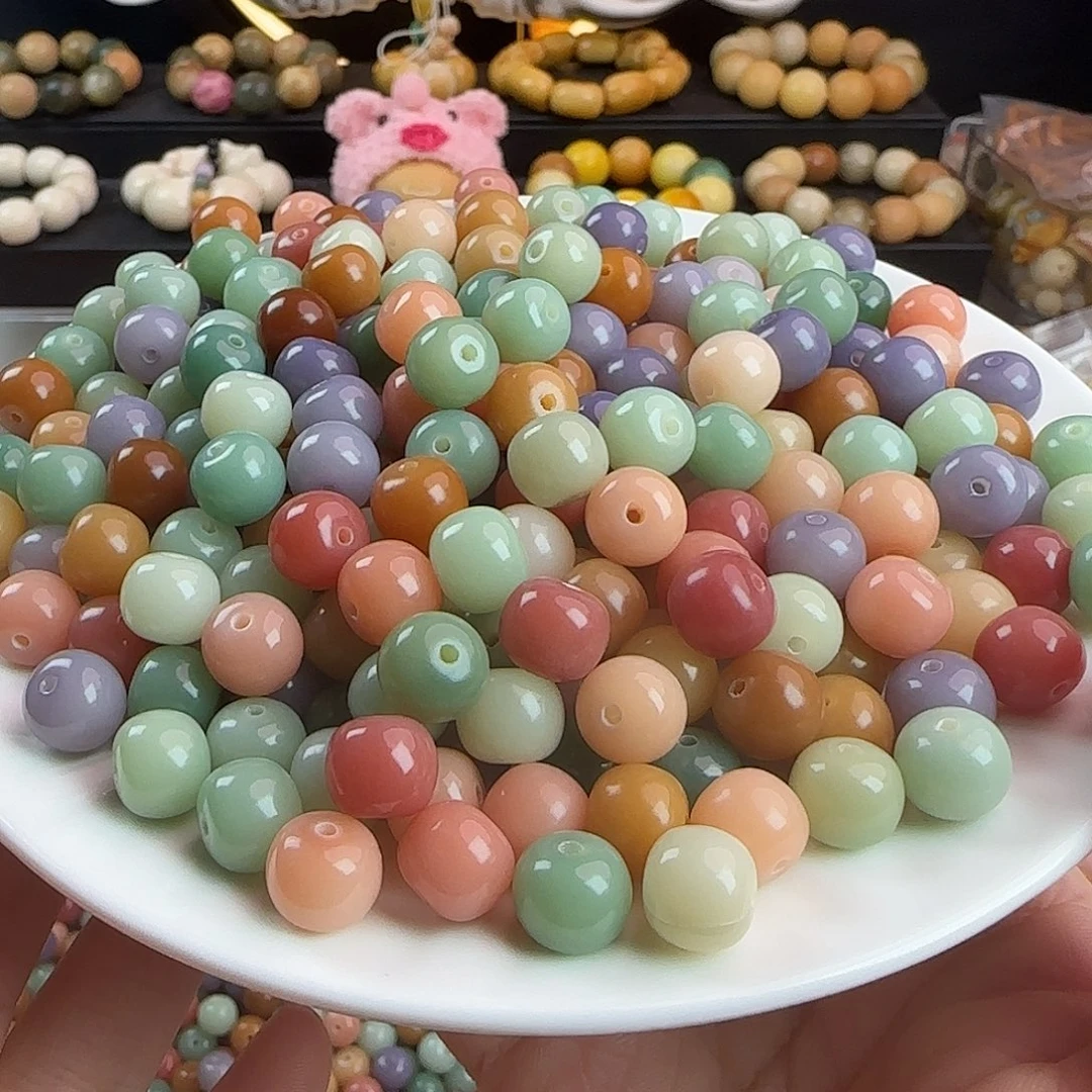 手串菩提根/象牙果卡10.5玛卡龙苹果100卡牌➕20备珠