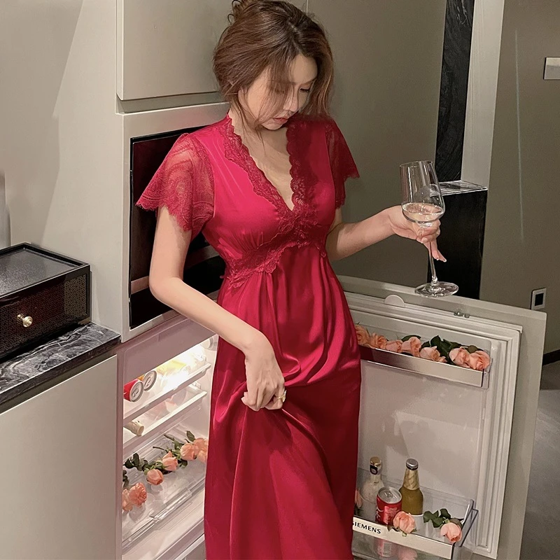 B链接 迷人吊带性感蕾丝睡裙 可爱纯欲小仙女
