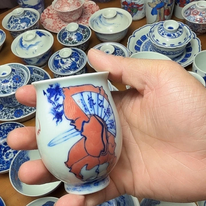 手绘钟馗福利款单杯