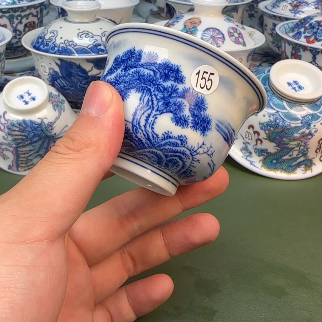 景德镇纯手工手绘茶具155
