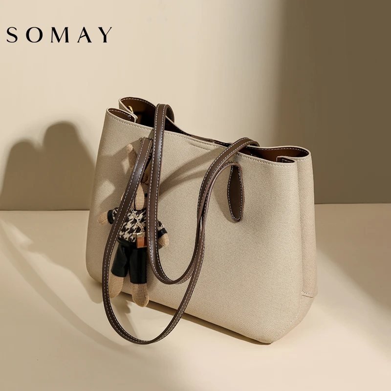 包包女款爆款2025新款夏女士托特包百搭大包单肩斜挎包大容量女包