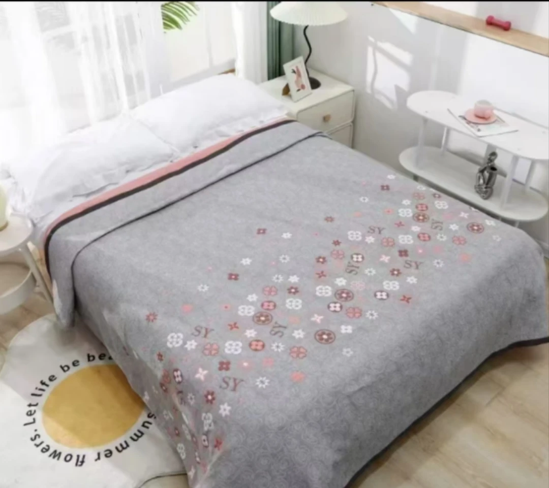 【馨梦优选】路易玫瑰灰色2.4*2.6米高端轻奢床盖