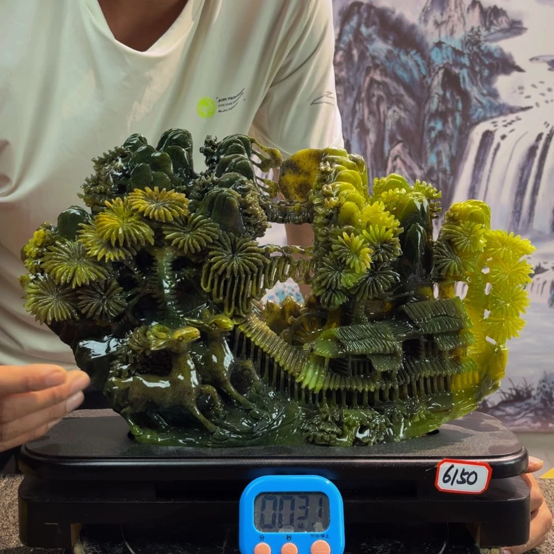 白***翁玉居家摆件1111111