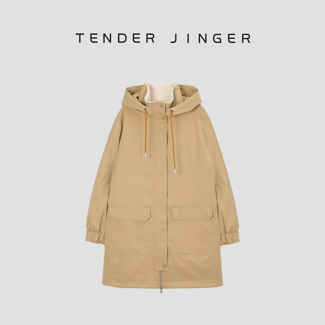 【黑标】连帽立领羊毛派克服T44PXP79854