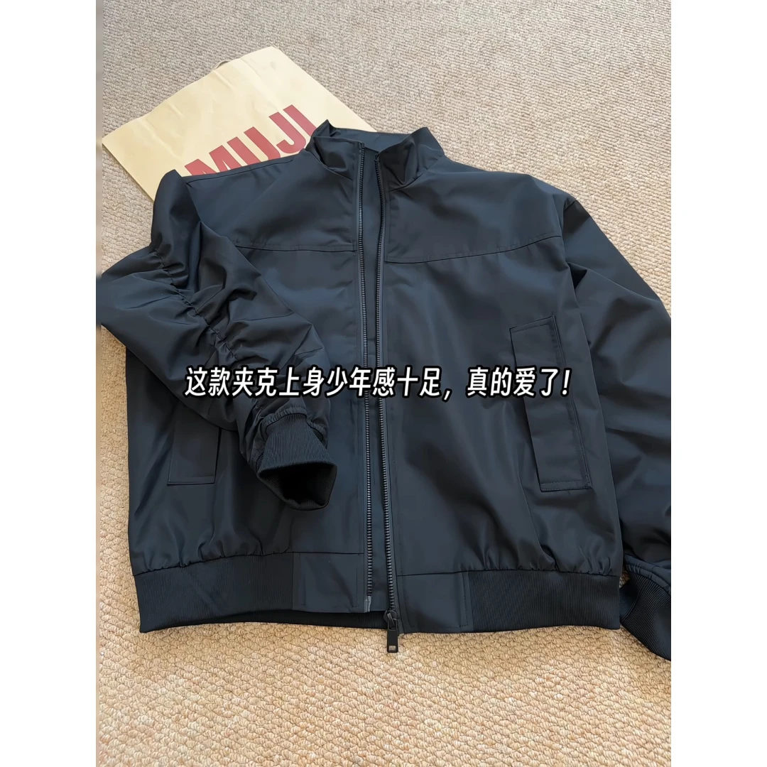 cleanfit短款工装外套男秋季硬汉穿搭三防立领冲锋衣美式飞行夹克