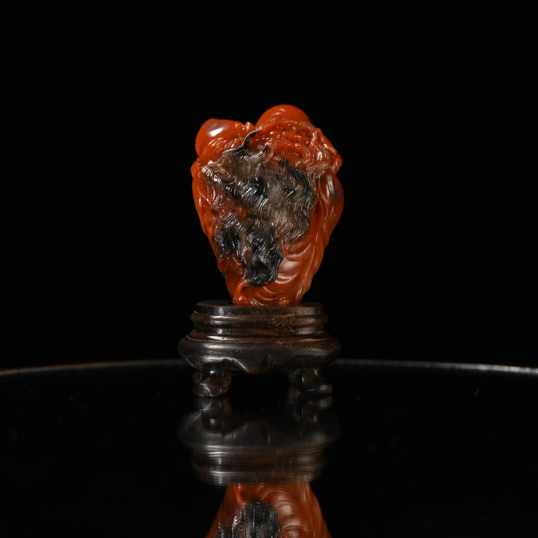 LOT8821 2511210035田黄红田福寿双全摆件 瞿述财/保利