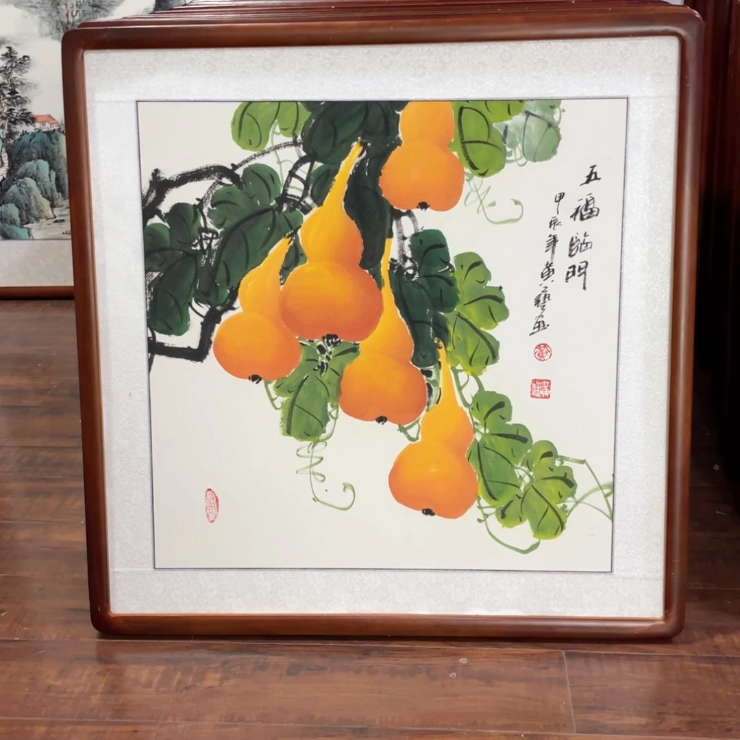 国画带框尺寸63*63厘米