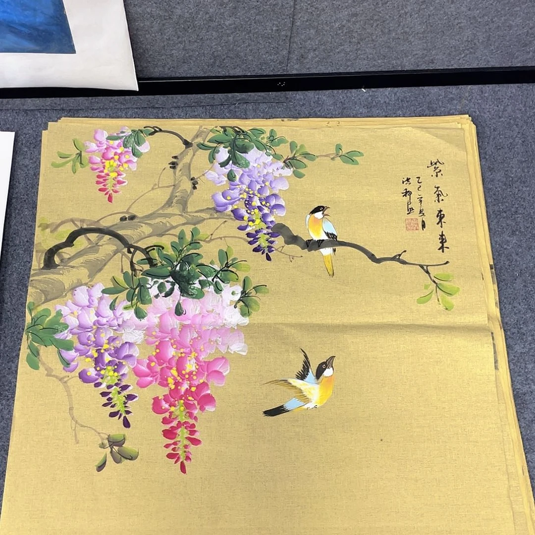 国画作品小姐姐放漏…