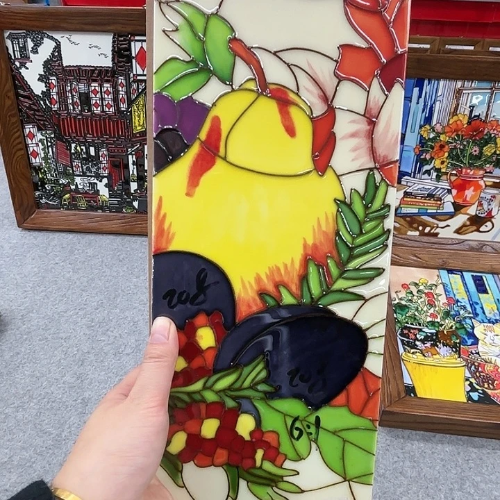 陶瓷板画15/40单瓷片