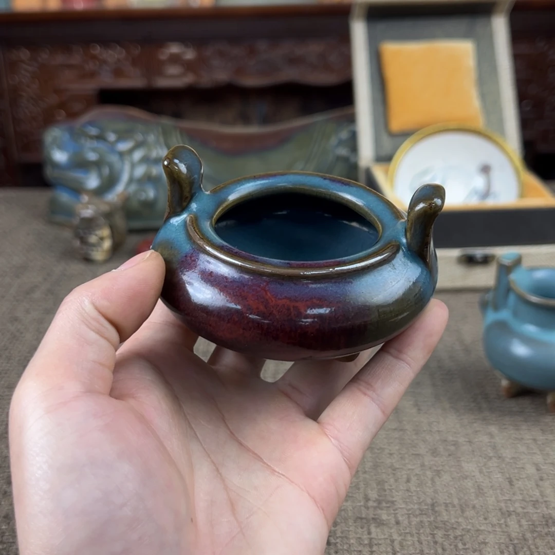 Lao窑瓷直播间开门货陶瓷艺术品正能量开门