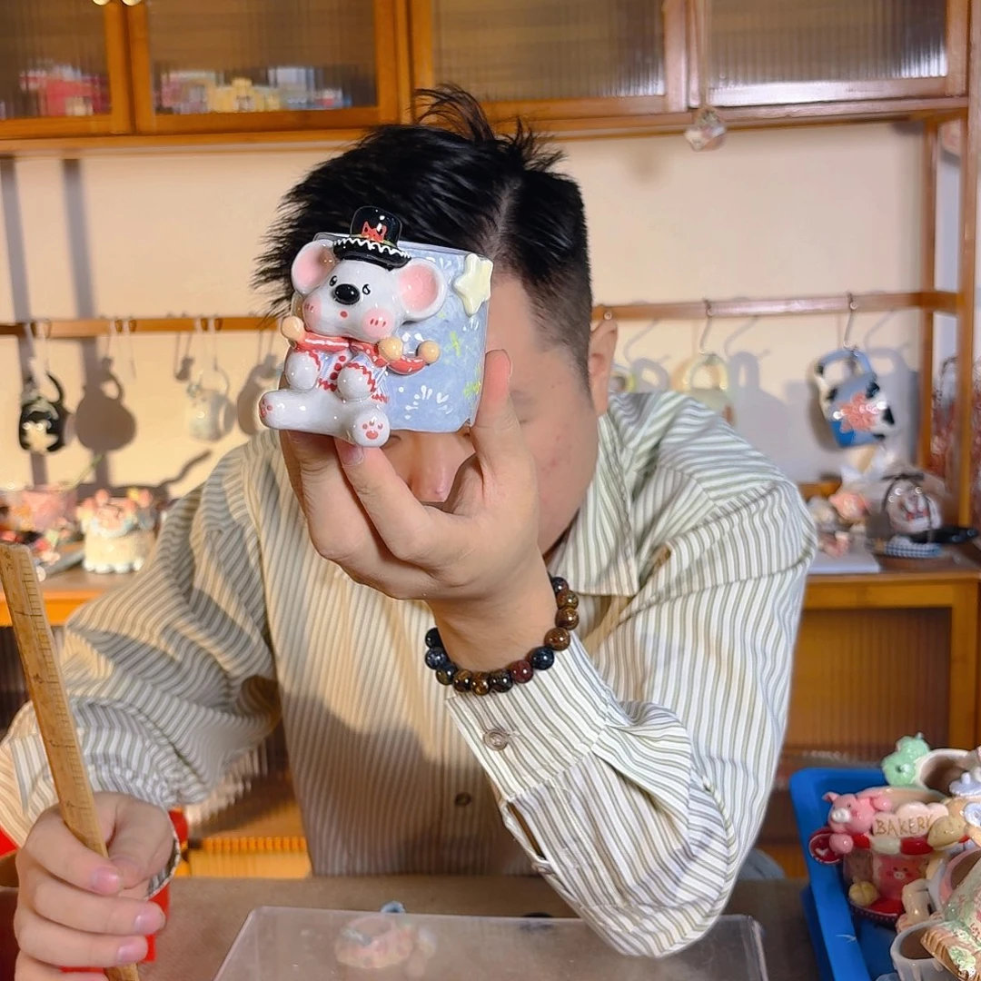 老梧家的手工多肉花盆