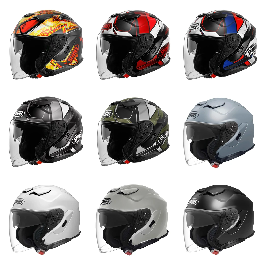 官方授权新3C正品 SHOEI J CRUISE3 摩托车3/4盔插扣半盔双镜片