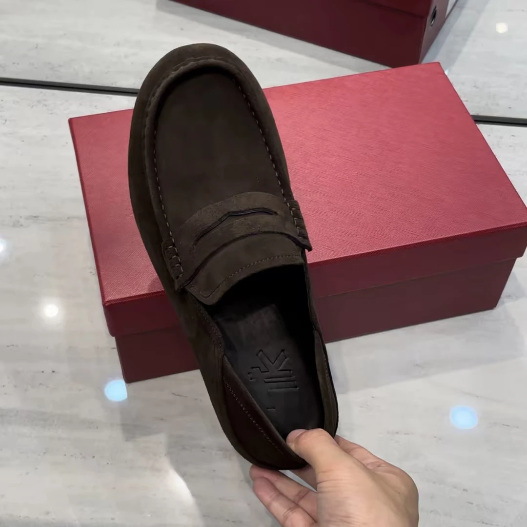 平底鞋透气乐福鞋休闲轻便低跟软底豆豆鞋男士