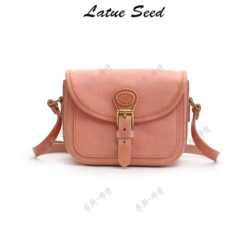 【B128-粉色】新品简约百搭时尚单肩轻便ins休闲女包22637