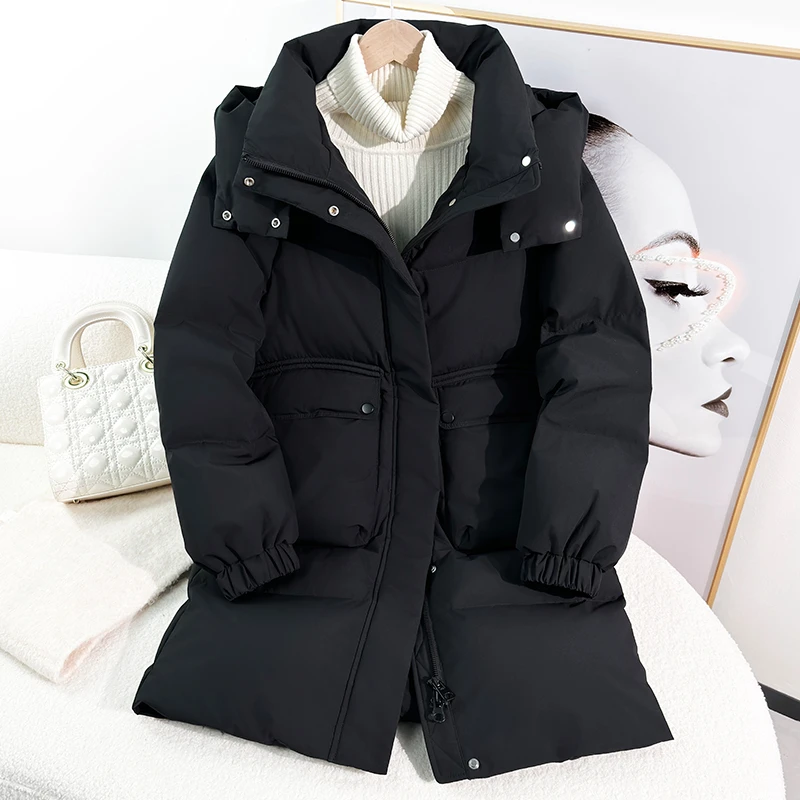 【90绒】2024年冬季新款羽绒服外套加厚保暖外套连帽韩版