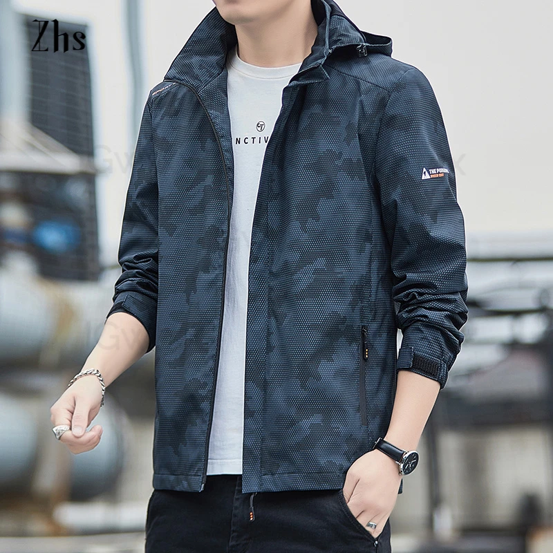 潮流运动休闲外套男款春秋轻奢痞帅男装防风冲锋衣25-35岁轻熟风