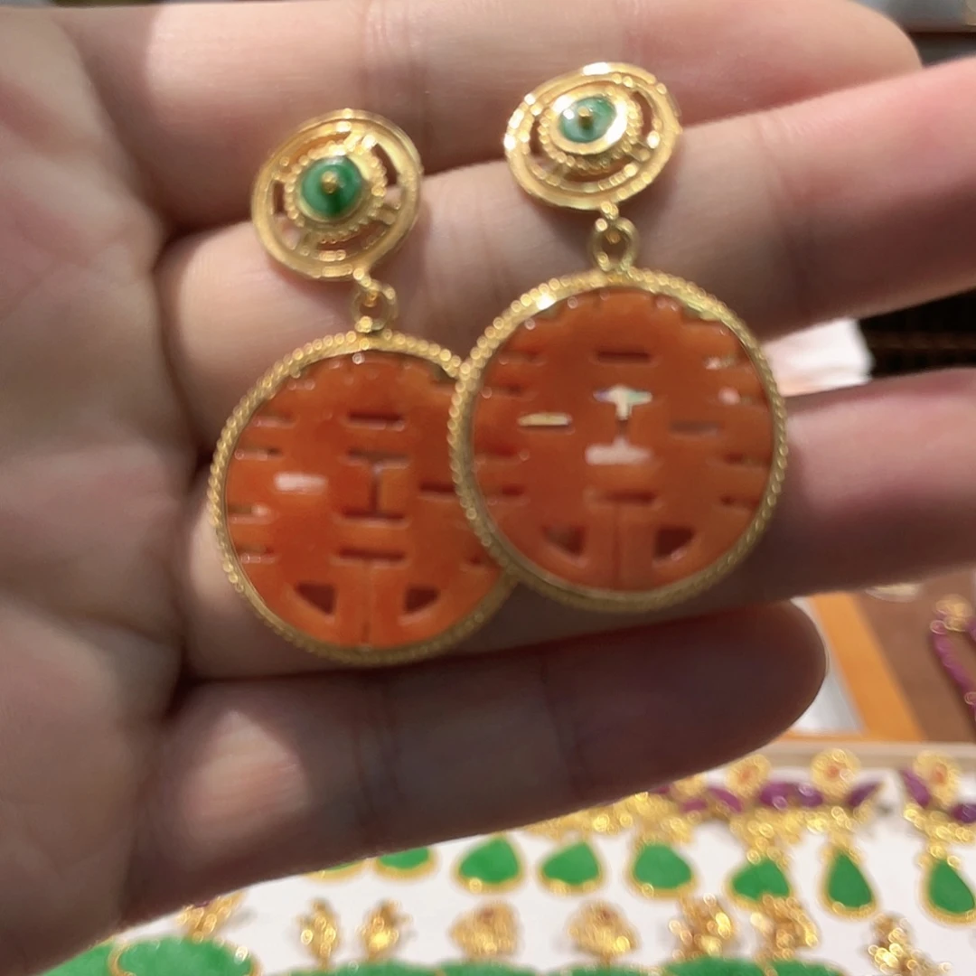 锦纶非金属耳坠耳坠