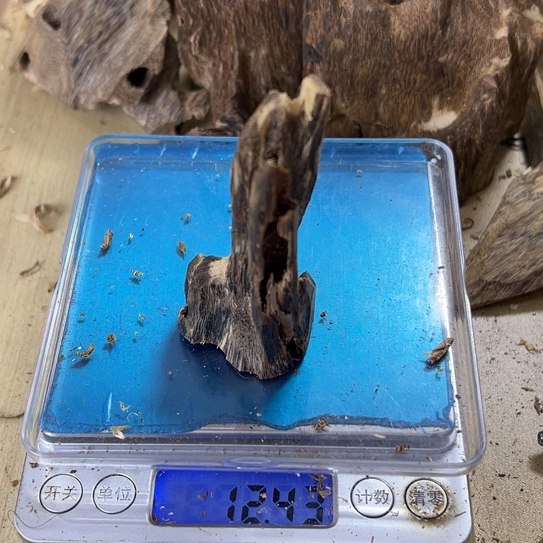 香料绿奇楠虫漏12克白棋