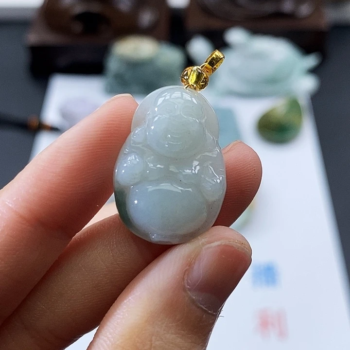 翡翠未镶嵌颈饰缅甸翡翠a货