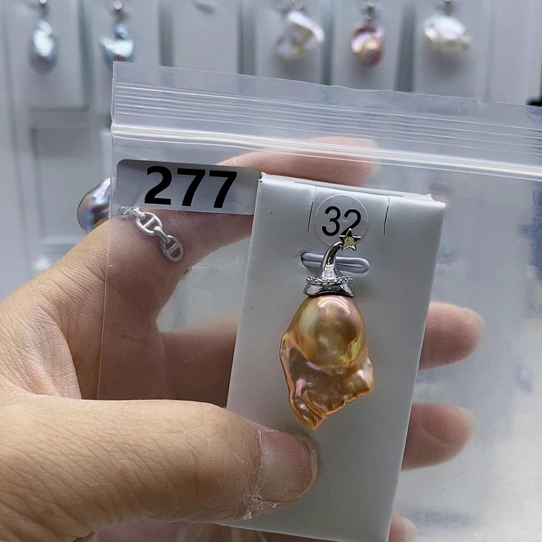 合金耳饰淡水珍珠
