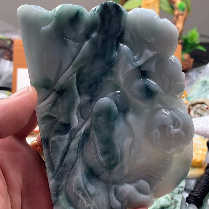 德***财颈饰未镶嵌翡翠保真天然a货翡翠