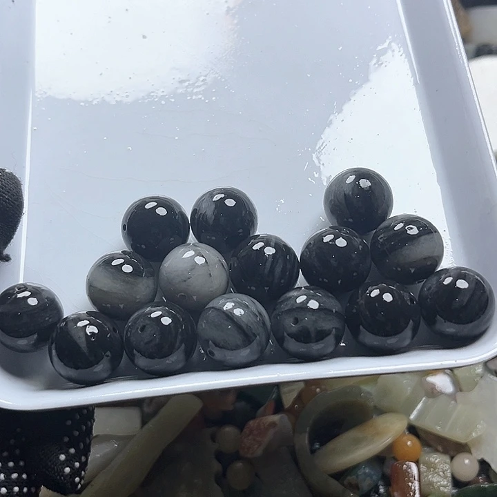 和田玉（糖玉）和田玉边角料9K金镶嵌真**仕