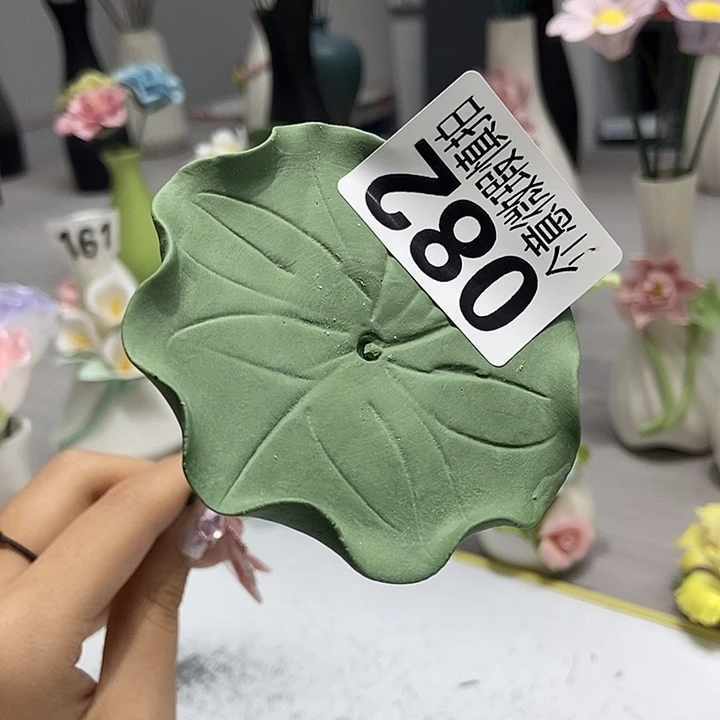 陶瓷纯手工捏花设计