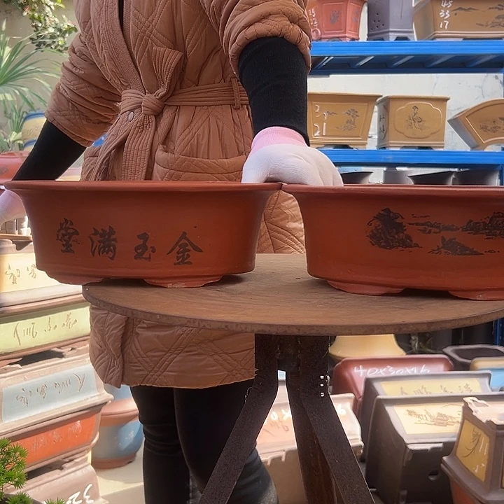 30+30红椭圆花盆花盆花盆