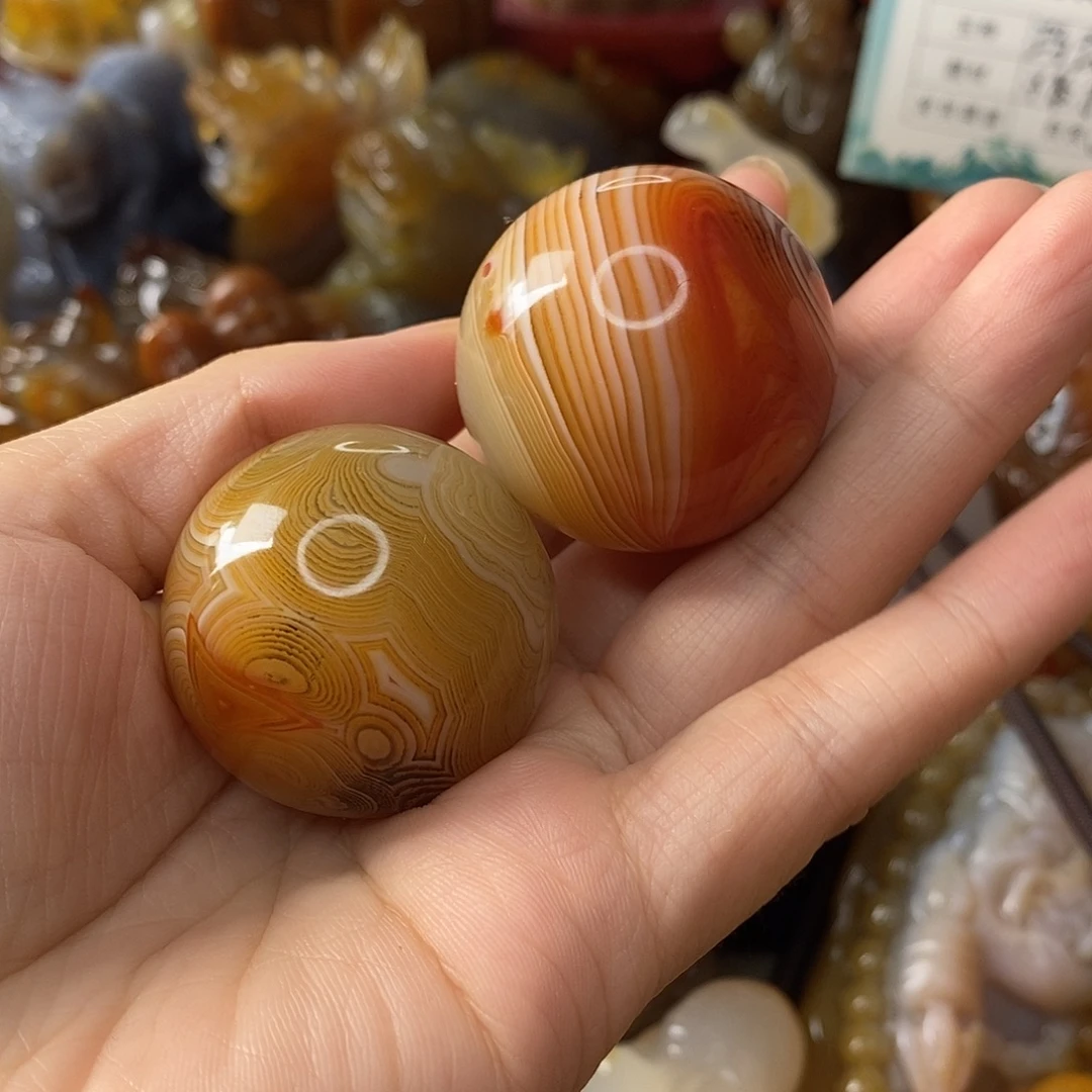 玛瑙/玉髓未镶嵌手把件