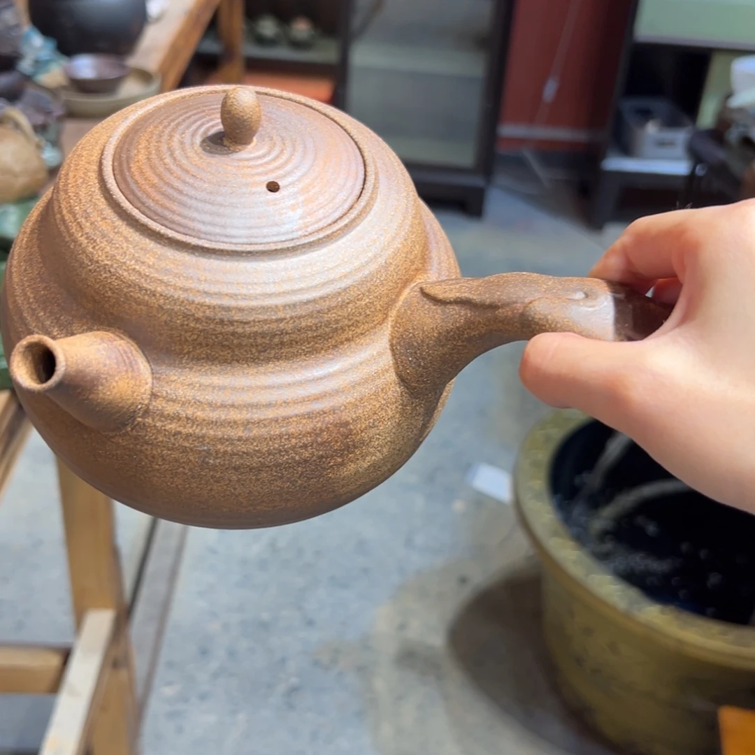 裸烧老岩泥原矿茶具