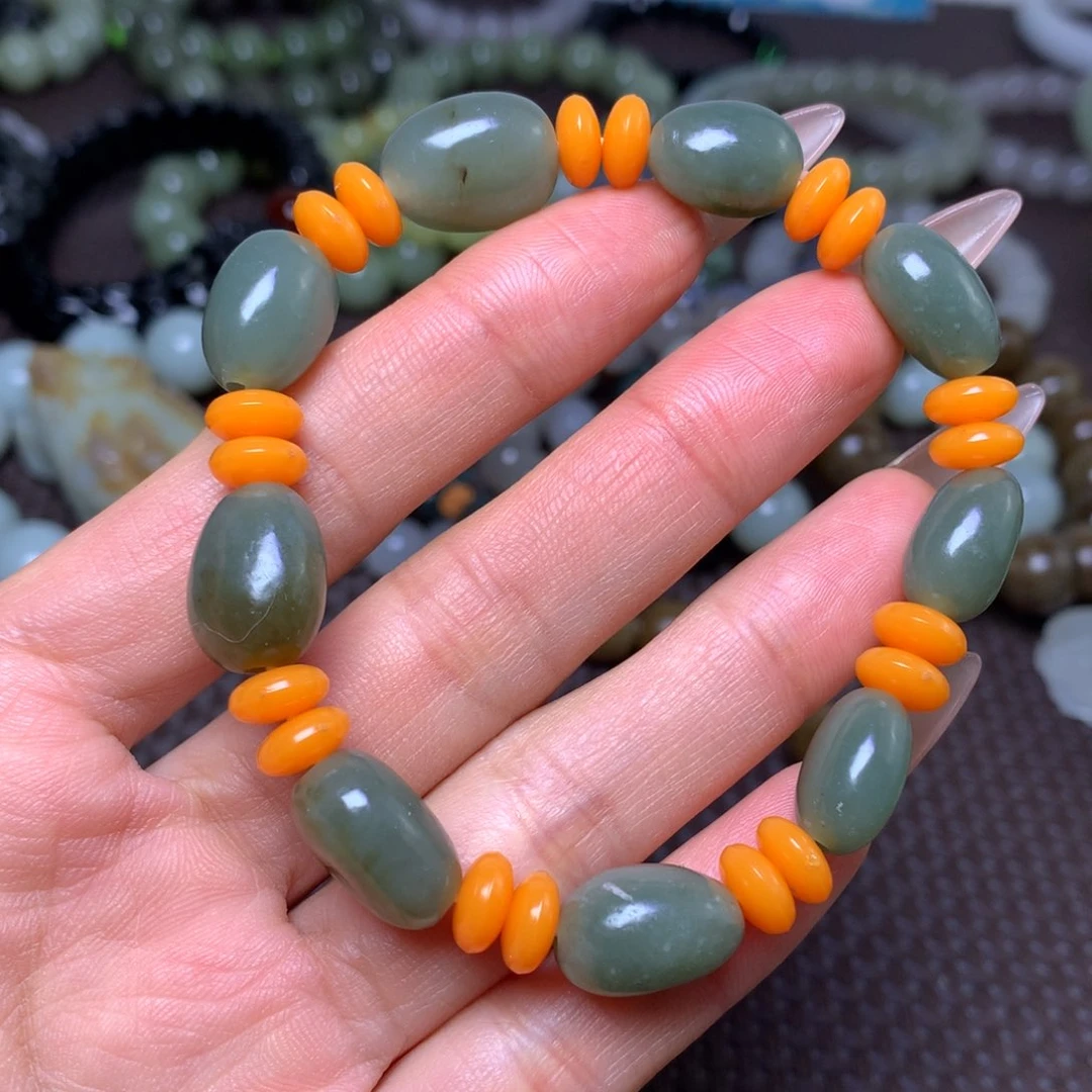 未镶嵌手串和田玉