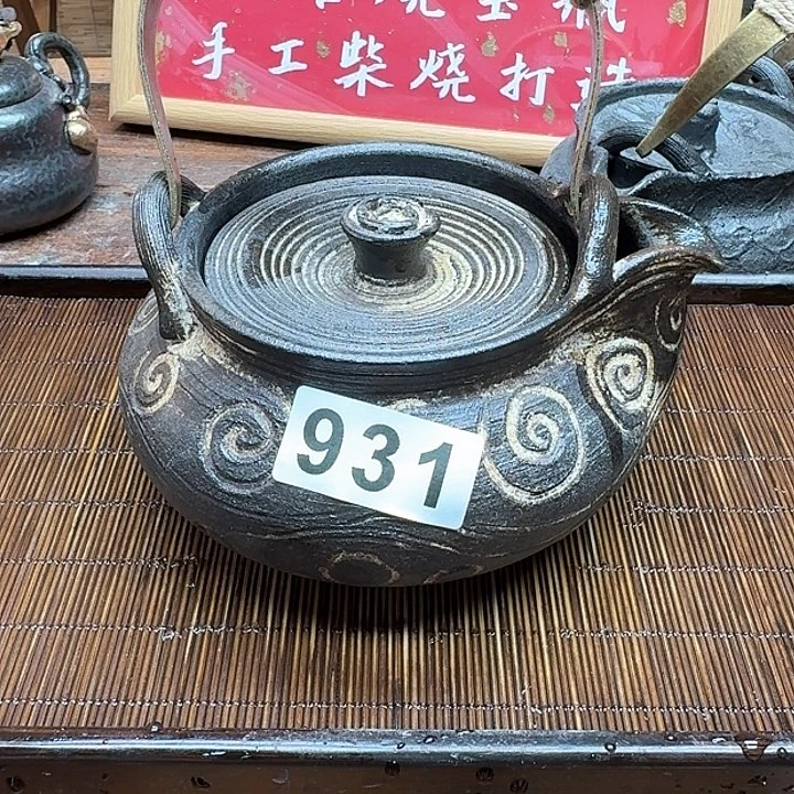 纯手工制作粗陶茶具