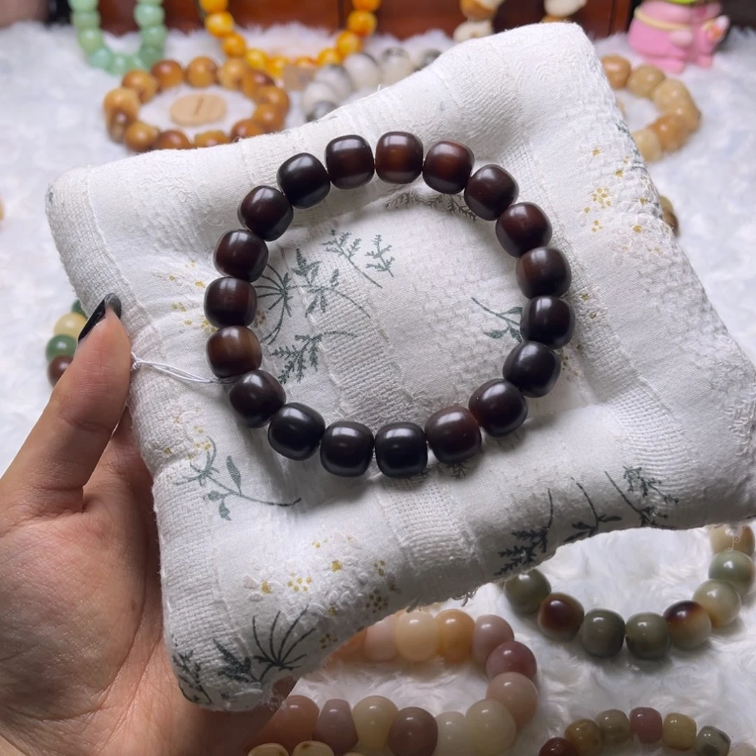 菩提根/象牙果把件783微瑕热红酒卡13干磨